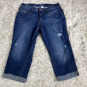Time and Tru mid rise size 12 Jean denim capris 💙